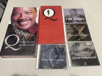 Q: QUINCY JONES The Musical Biography 4 CD Box Set GREATEST HITS ANTHOLOGY BEST - Image 1 of 4