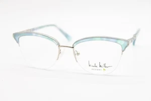NUEVAS GAFAS NICOLE MILLER MALLORCA C03 ORO AZUL AUTÉNTICAS 51-18 - Imagen 1 de 4