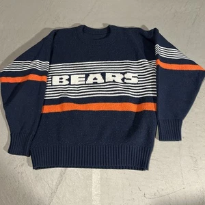 Suéter de Lana De Colección Años 80 Cliff Engle NFL Chicago Bears - Para Hombre Mediano M - Imagen 1 de 5