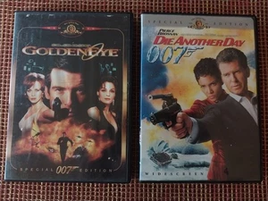 James Bond 007 Golden Eye + Die Another Day DVD Lot - Picture 1 of 9