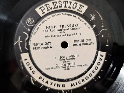 Red Garland Quintet John Coltrane Donald Byrd High Pressure 1961 Prestige PROMO! Foto 1 de 4