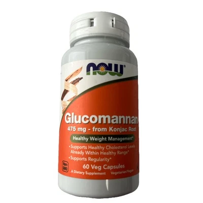 AGORA Glucomannan 475 mg frasco 60 cápsulas vegetais suplemento de raiz Konjac vegano  - Imagem 1 de 4