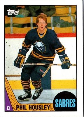 1987 Topps Phil Housley #33 Buffalo Sabres Hockey Card - Image 1 of 2