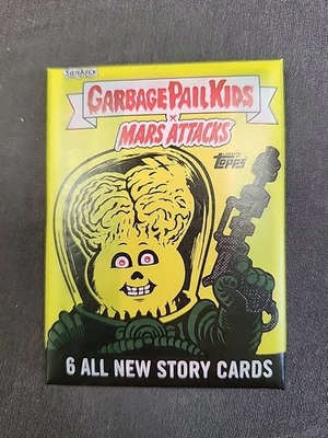 2021 Mars Attacks Uprising Garbage Pail Kids GPK Sealed Collector 6 Card Set - Image 1 of 3