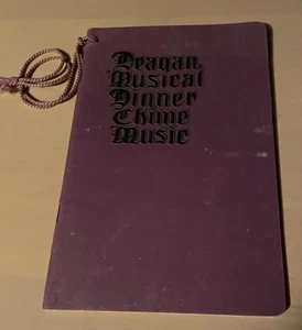Deagan Musical Dinner Glockenspiel Notenbuch ORIGINAL 1917 Ausgabe xlnt! Booklet - Bild 1 von 1