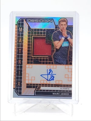 MARC JANKO 2020 OBSIDIAN MATRIX PATCH AUTOGRAPH ORANGE AUTO /50 Q5918 - Image 1 of 2
