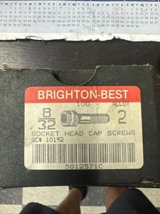 BRIGHTON-BEST 8/32 X2 SOCKET HEAD CAP SCREW 50 ALLEN - Picture 1 of 4