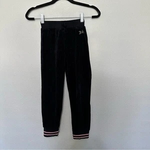 Juicy couture gold embroidered velour girl jogger track pants size 6 athletisure - Picture 1 of 4