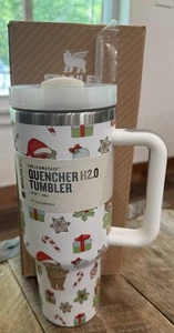 Stanley Christmas Tree Bear Tumbler 40oz Cup New Open Box - Picture 1 of 7
