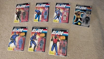 (7) Lote de figuras de acción GI Joe Haslab Skystriker Cobra Scarlett Rip Cord Ace 3,75" Foto 1 de 4