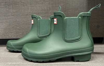 Bota Chelsea Hunter Original para Mujer (Verde Cazador) - Talla 7 Foto 1 de 4