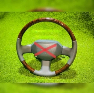 Toyota Land Cruiser Prado LJ71 LJ79 LJ78 KZJ78 Steering Wheel Wooden 1986-1995 - Picture 1 of 3
