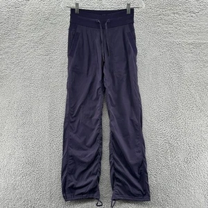 Lululemon Hose Damen 2 lila Tanzstudio Hosen III ungefüttert volle Länge Gym - Bild 1 von 13