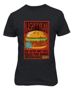 Last Jedi Kashyyyk Shirt Porg Wars Burger Herren T-Shirt - Bild 1 von 13