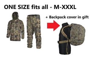 OVERSIZED REED Camouflage Masking Suit - Pants + Jacket + Cover Sedge Camo Set - Picture 1 of 6