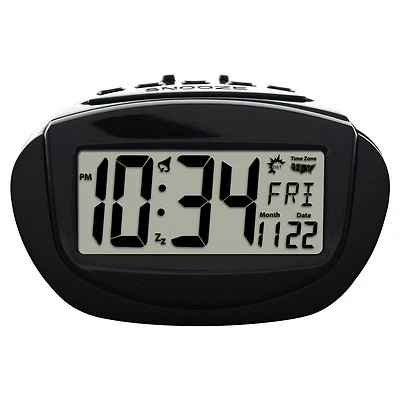 31022 Equity by La Crosse Battery Powered Insta-Set LCD Digital Alarm Clock - Image 1 of 4