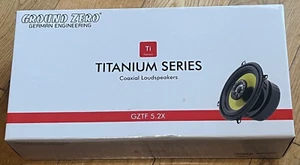 Ground Zero GZTF 5.2X - 5.25" 13cm 80w RMS 3 Ohm 2-Way Coaxial Car Speakers - Picture 1 of 6