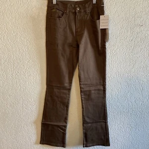 DG2 Diane Gilman Women's Stretch Jeans Coffee Color Size 2 - Picture 1 of 17