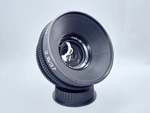 📸 Mir 1b 1v 2.8 / 37mm REHOUSE BLACK BOKEH lens Cinemod Fuji FX Mount - Picture 1 of 13
