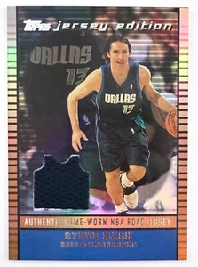 Steve Nash 2002-03 Topps Jersey Edition Game-Worn Jersey /299 Mavericks HOF - Picture 1 of 2