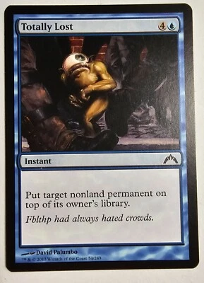 MTG Magic The Gathering "Totally Lost" Card Blue Gatecrash - Image 1 of 2