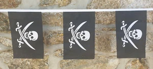 Bandera pirata Jack Rackham Bunting - 6 m con 20 banderas - Imagen 1 de 3