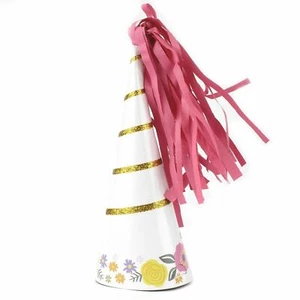 Unicorn Party Supplies Horn Party Hats Decorations (Pack of 8) - Picture 1 of 2