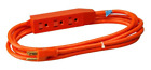 3-Outlet Extension Cord, 16/3 SJTW Orange Round, 3-Ft. -04003ME