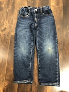 BabyGap boys blue jeans sz 5 years straight small hole in knee Kk5 - Picture 1 of 9