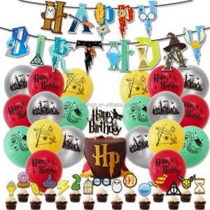 XXL Harry Potter Kinder Geburtstags Deko Set Magic Party Kind Zauberer Party - Picture 1 of 6