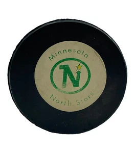 Disco de juego de hockey vintage 1970 Minnesota North Stars x Rawlings NHL - Canadá - Imagen 1 de 3