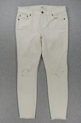 Vineyard Vines Distressed Casual Pants (Women's Size 8) Off White - Изображение 1 из 4