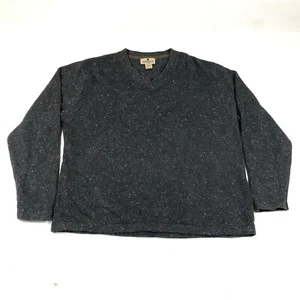 Woolrich Pullover Maglione Maglione Uomo L Grigio Erica Misto Lana Scollo V Relaxed - Foto 1 di 5