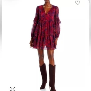 Cinq à Sept Livie Tiered Mini Dress NWT - Picture 1 of 11