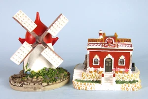 DOS EDIFICIOS DE RECUERDO PORTUGAL VINTAGE MOLINO DE VIENTO AZORES, CASA JUNTO AL MAR DEL ALGARVE - Imagen 1 de 12