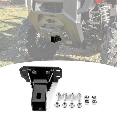 Steel UTV Front 2" RECEIVER HITCH For Polaris Ranger Crew XP 1000 EPS 2018-2025 - Imagem 1 de 4