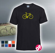 Track Bike Tshirt Velodrome Fixed wheel Fixie Cycle Tour de France Cycling town
