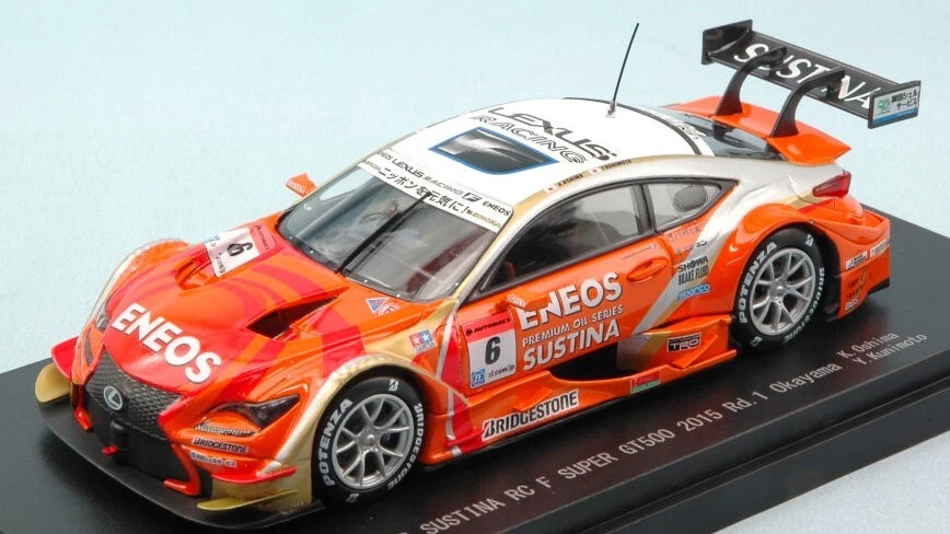 Ebbro LEXUS RC F N.6 9th 300 KM OKAYAMA 2015 K.OSHIMA-Y.KUNIMOTO 1:43 - Immagine 1 di 1