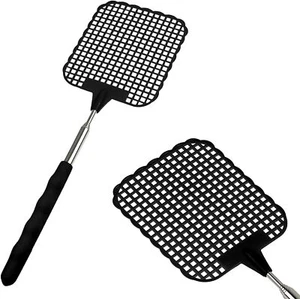Fly Swatter Heavy Duty Set, with Durable Telescopic Stainless Steel Extendable - Picture 1 of 6