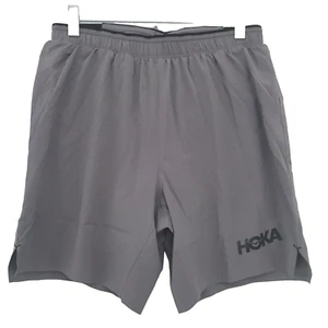 Nuovo! Pantaloncini corti da corsa Hoka One One M Glide 7" da uomo taglia small grigi 1120191 - Foto 1 di 9