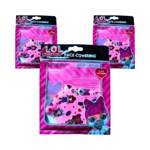 LOL Surprise Junior kids junior Face Mask Snood Cute Print Multicoloured Age 3+ - Picture 1 of 1