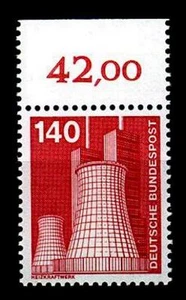 BUND Industrie und Technik, 140 Pf. **, Mi. 856 - mit Oberrand, postfrisch - Picture 1 of 1