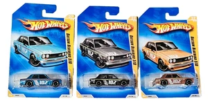 Hot Wheels Datsun Bluebird 510 Lot 2009 New Models!!! LOT OF 3 CASE FRESH - Picture 1 of 2