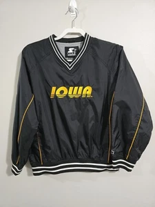 Vintage NCAA Iowa Hawkeyes Pullover Starter Jacket Youth Sz Large 10/12 - Picture 1 of 17