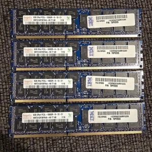 4x8GB - HMT31GR7BFR4A-H9 HYNIX 8GB 2RX4 PC3L-10600R DDR3 1.35V MEMORY MODULE  - Picture 1 of 3
