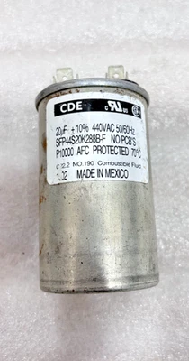 20uF 440Vac Motor Funcionamiento Condensador 440 VAC Bomba Refrigerador SFP44S20K288B-F Lote 12 Foto 1 de 4