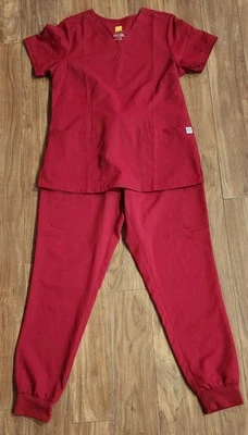 Conjunto Feminino WonderWink Thrive Scrubs Tamanho Médio Calça Tamanho Pequeno Camisa  - Imagem 1 de 4