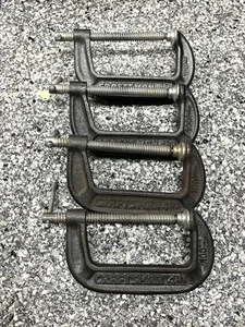 Lot Of 4 CRAFTSMAN 4" C CLAMP 66724 - Picture 1 of 5
