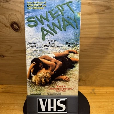 Swept Away (VHS, 1996) Italian with English Subtitles * Buy 2 Get 1 Free - Image 1 of 2