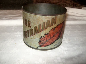 A Very Rare Australian Government Regulated Red Feather Creamery Butter Tin - Bild 1 von 11